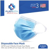 3ply Disposable Masks | ATSM Level-3